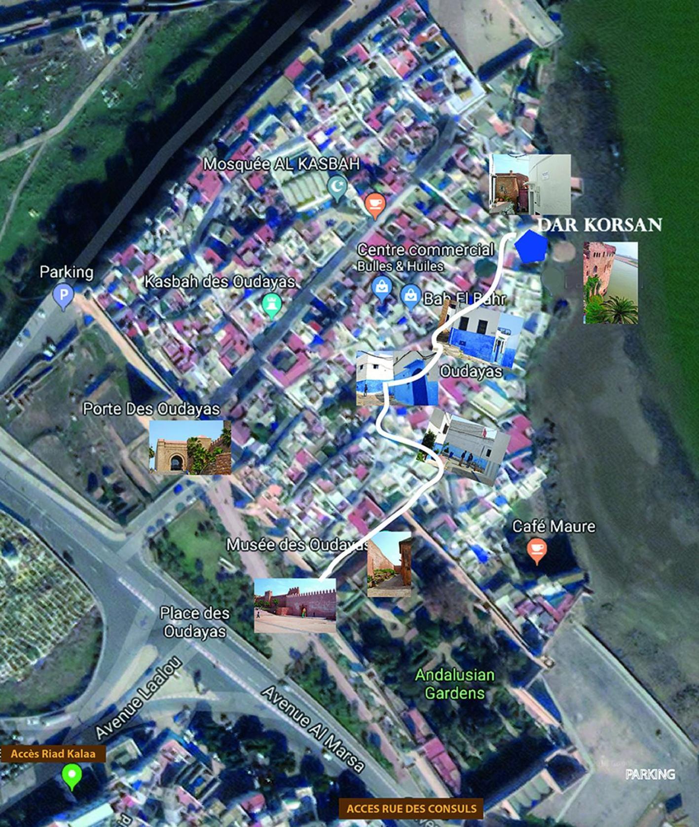 Hotel Dar Korsan Rabat Zewnętrze zdjęcie